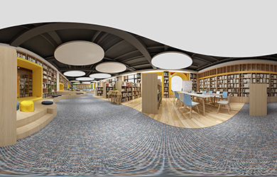 北京海淀五一小学图书馆设计